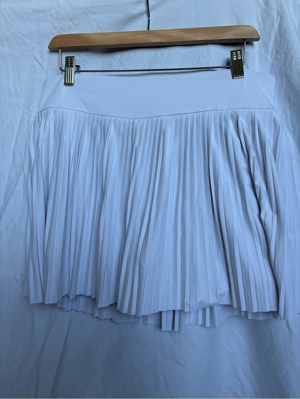 Kyodan White Pleated Tennis Skort Built-In Shorts XL
